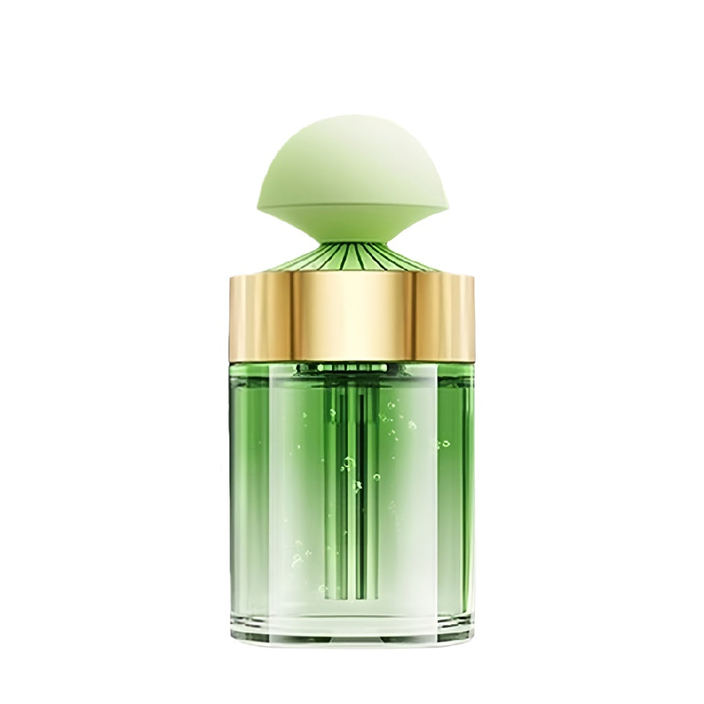 Eau de parfum verte en flacon cylindrique – 75 ml