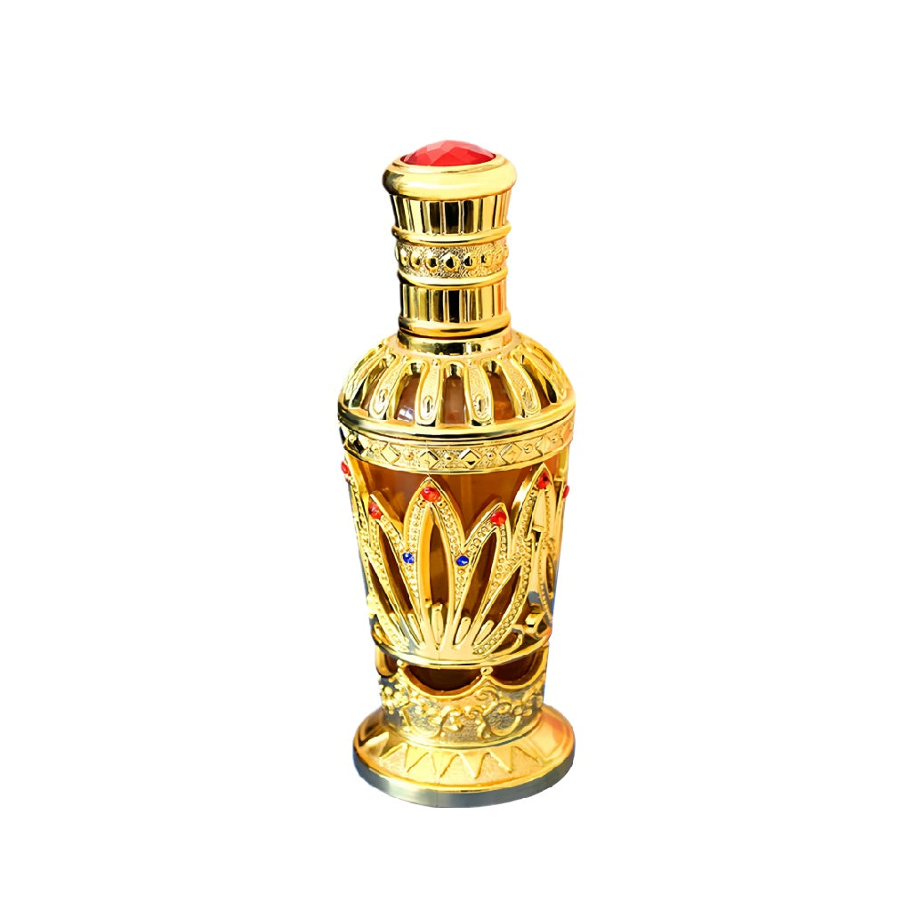 Eau de parfum orientale en flacon doré sculpté – 60 ml